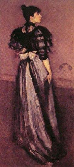 James Abbott Mcneill Whistler Mother of pearl and silver oil painting image